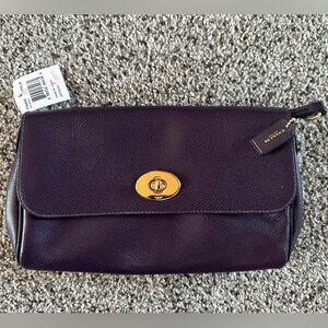 👜 Coach Wine Purple purse with crossbody strap options ⭐️BRAND NEW!⭐️